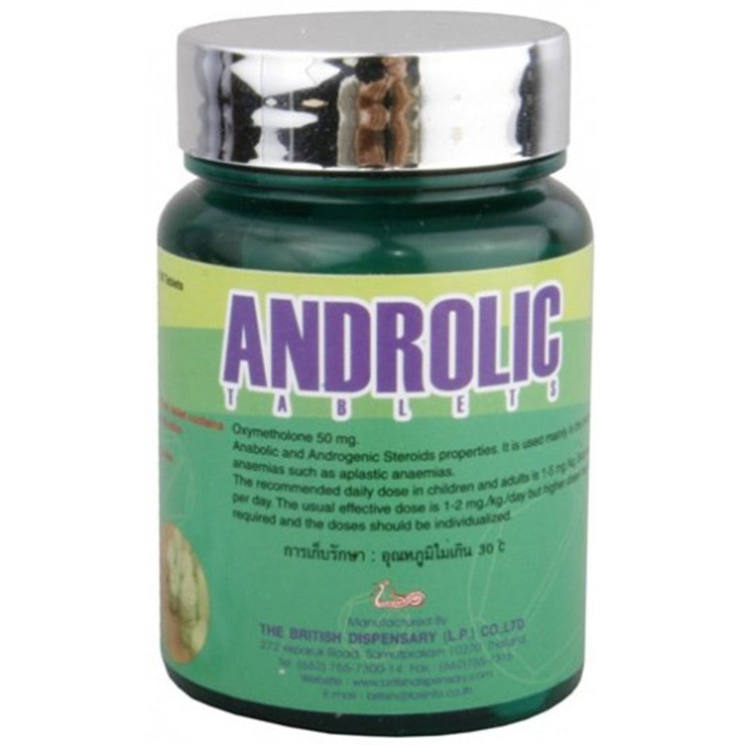 Androlic 50mg - 100 Tablets